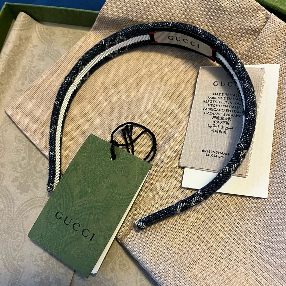 Gucci Denim Headband